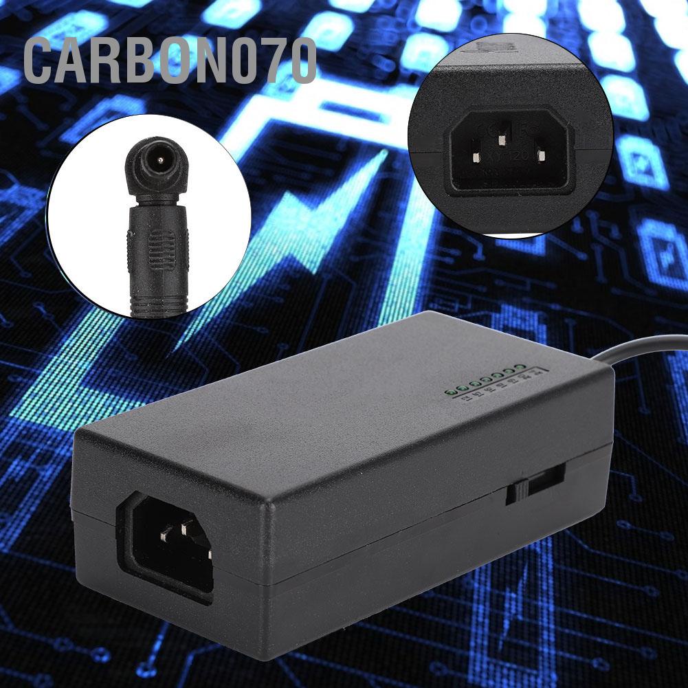 Carbon070 96W DC 12V~24V Output Universal Laptop 8-pin Power Supply Adapter 100-240V