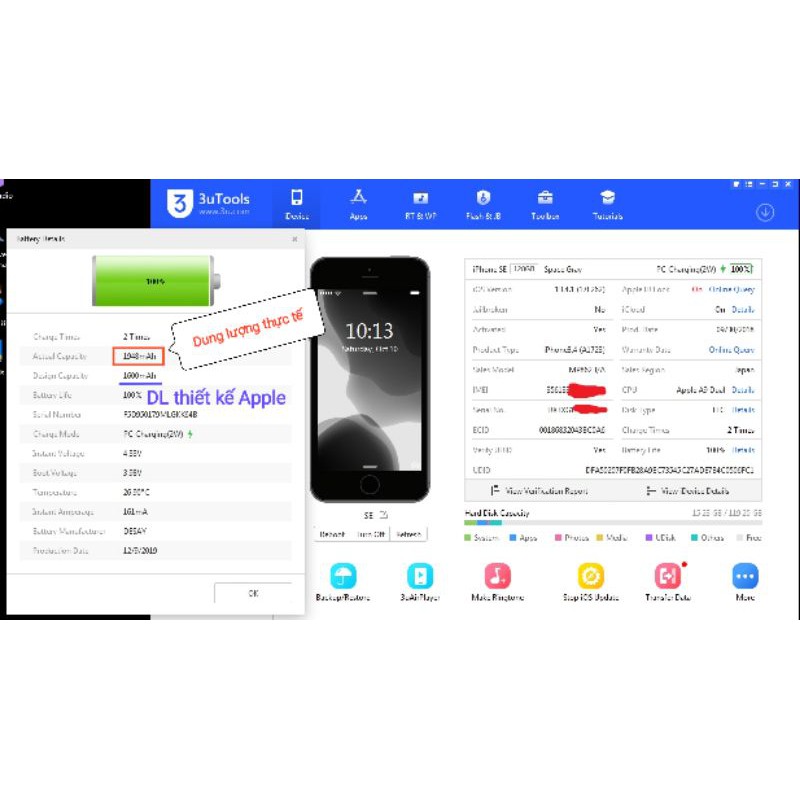 PIN IPHONE DUNG LƯỢNG CAO CHÍNH HÃNG + TẶNG KÈM TOOL MỞ: 5/5C/5S/SE/6/6P/6S/6SP/7/7P/8/8P/X/XR/XS/XSMAX JOYROOOM