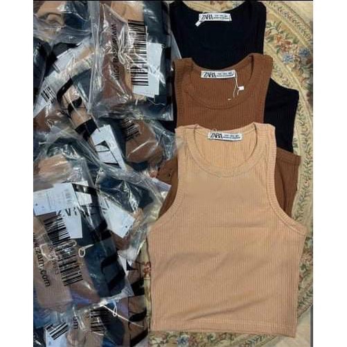 Áo ba lỗ trơn, áo croptop sát nách nữ kiểu ôm body phong cánh mua hè năng động Lê Huy fashion Ms balo001