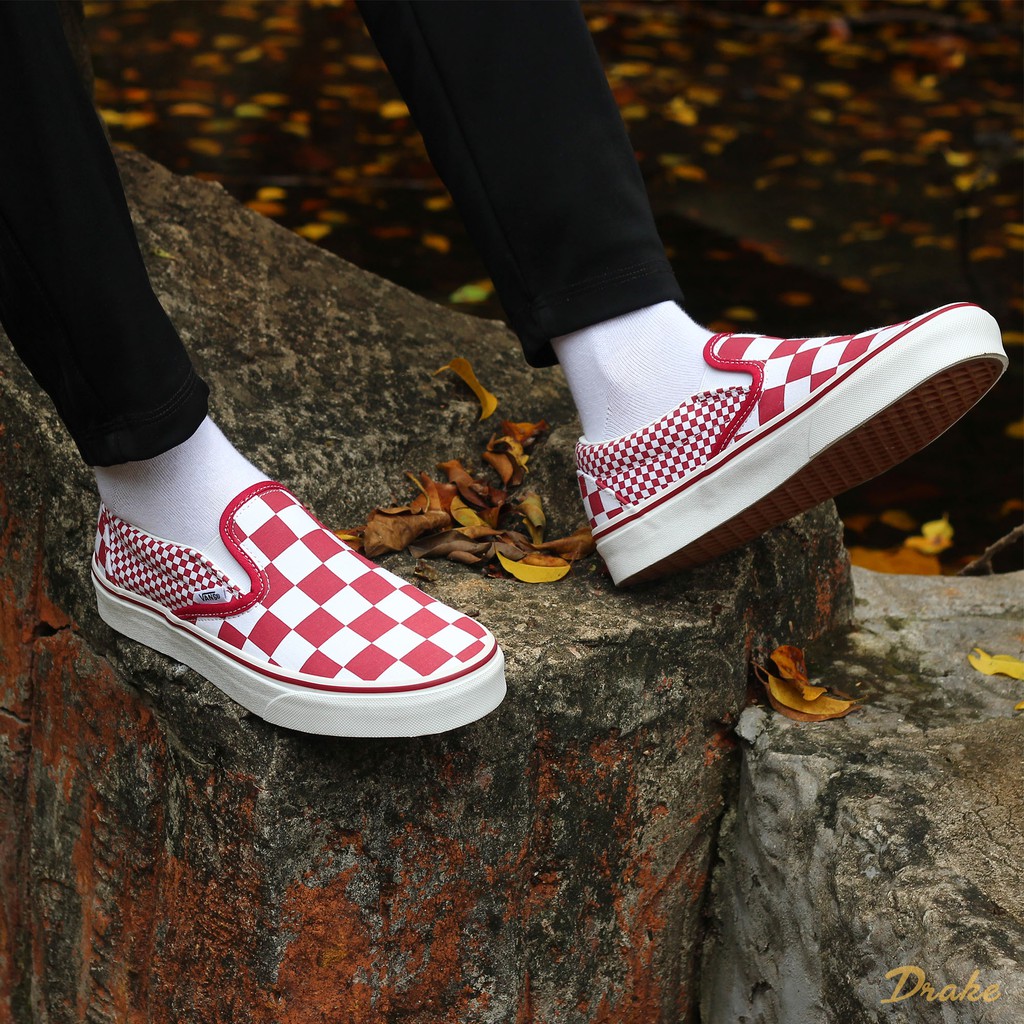 Giày sneakers Vans Slip-On Mix Checker VN0A38F7VK5