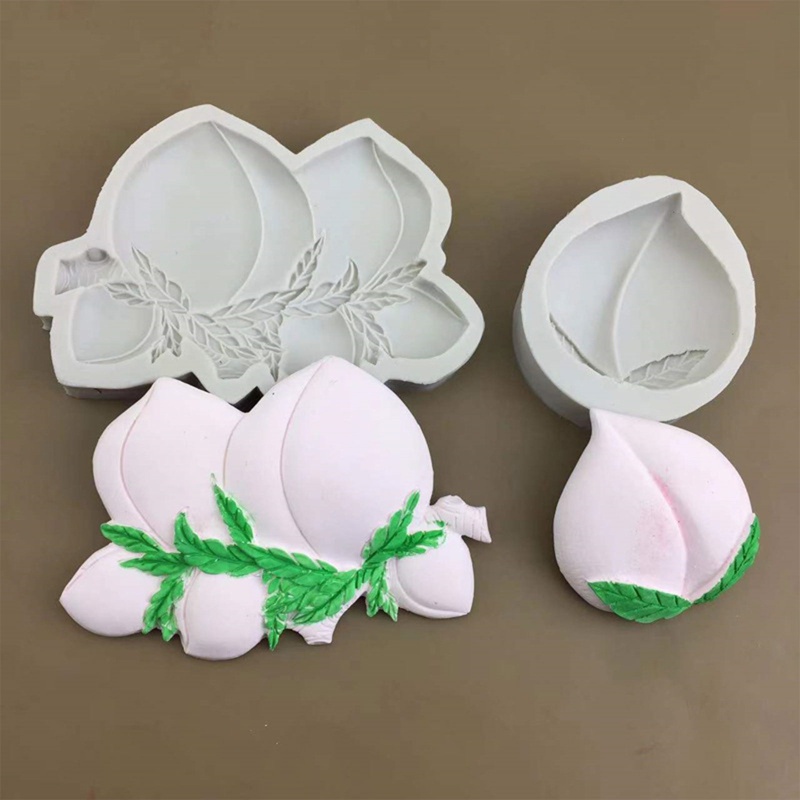 Khuôn Silicone Làm Bánh Hình Quả Đào