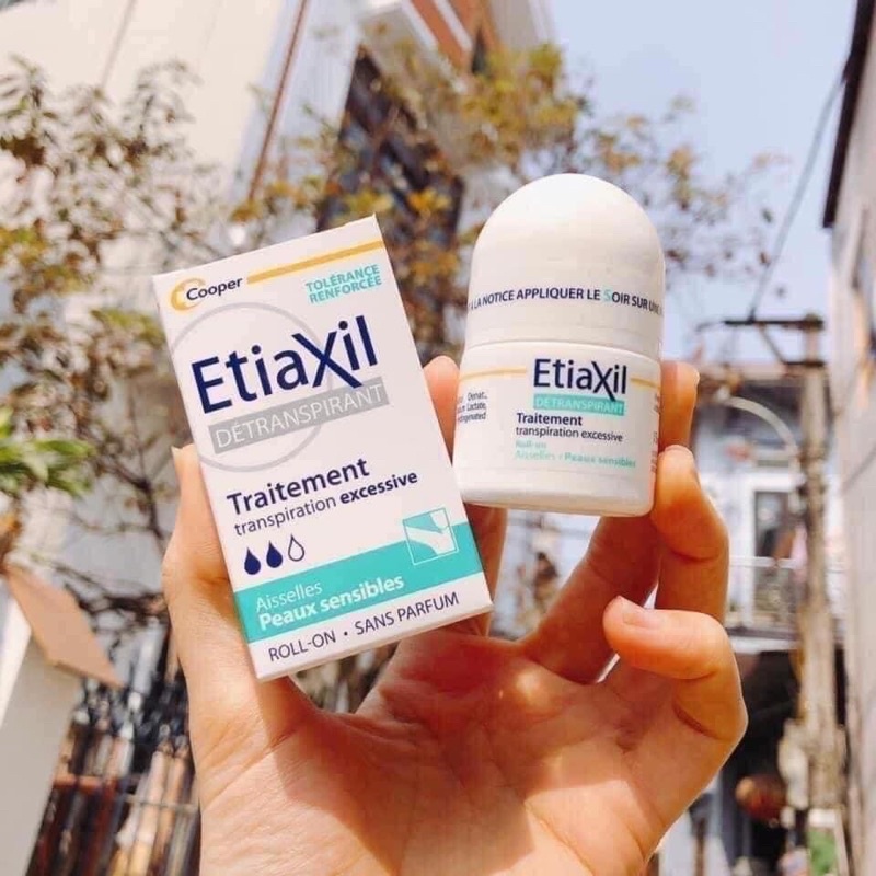 Lăn Giảm Mồ Hôi Ngăn Mùi Etiaxil Dành Cho Da Nhạy Cảm 15ml