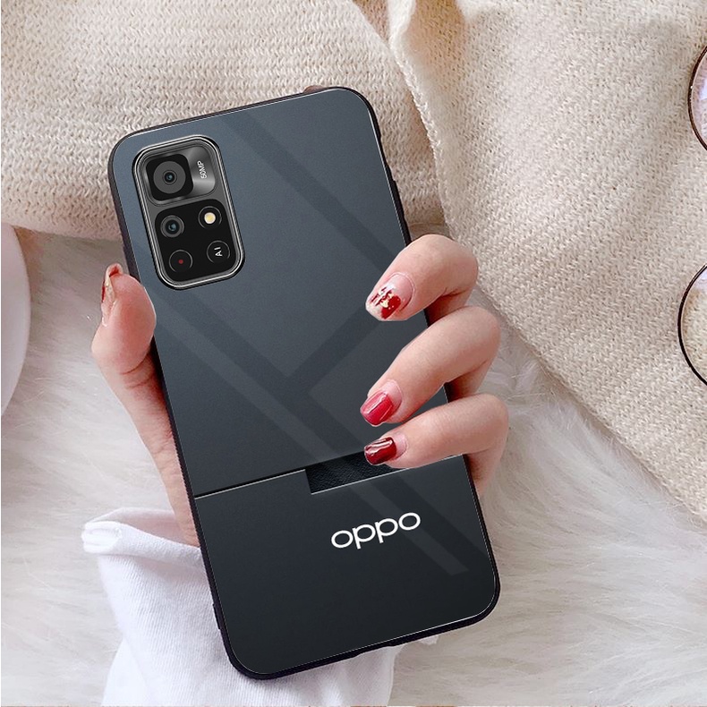 Ốp Lưng XIAOMI REDMI NOTE 11S, NOTE 11 4G, NOTE 11 5G , NOTE 11 PRO, NOTE 11 PRO 5G Mặt kính gương sáng bóng cao cấp