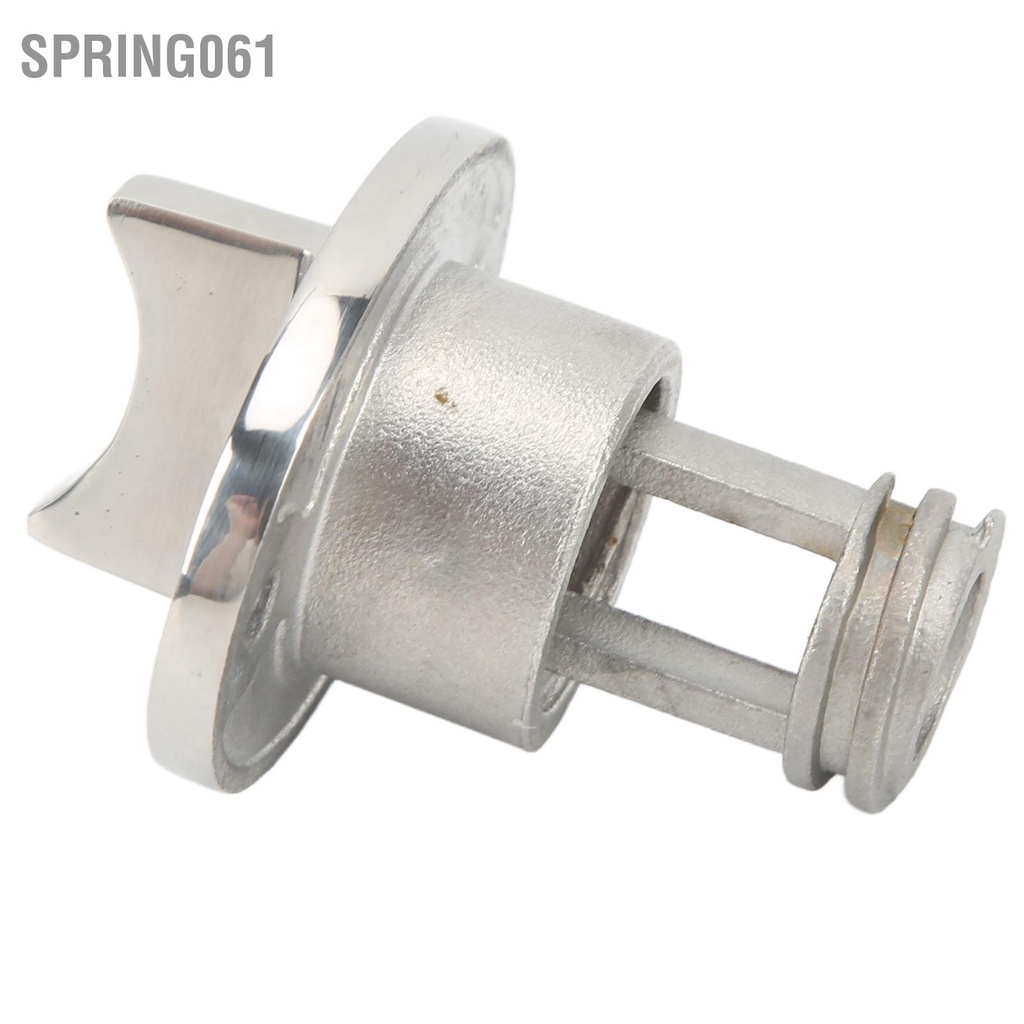 Spring061 Phích cắm cống cho thuyền Thép không gỉ bền chắc Đường kính ren 0 75in