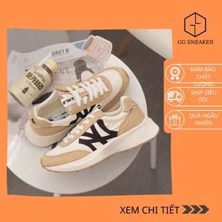 Giày sneaker nam nữ m.l.b jogger vàng bò