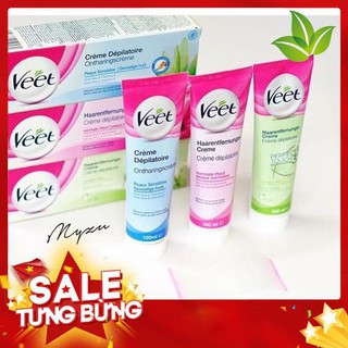 KEM TẨY LÔNG VEET PHÁP 100ML - Tẩy sạch lông cứng, làm cho nhạt màu lông.