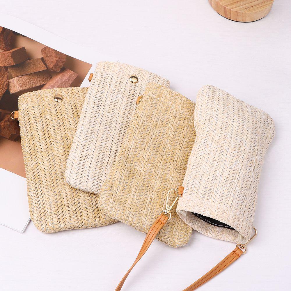 Túi Đeo Vai Đựng Điện Thoại Đan Mây Phong Cách Bohemia Thời Trang Mùa Hè