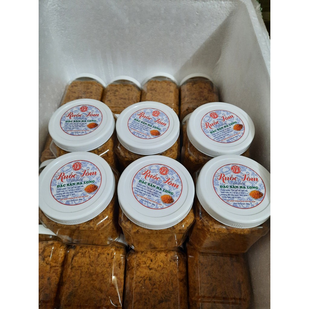 [LOẠI ĐẶC BIỆT] RUỐC TÔM THỊT HẠ LONG -CHUẨN ĐẶC SẢN HẠ LONG (CHÀ BÔNG TÔM) 500gr | BigBuy360 - bigbuy360.vn