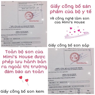 SON KEM MINI HANDMADE MIMI’S HOUSE