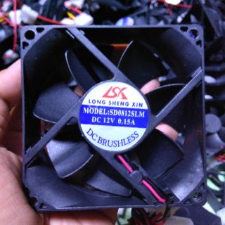 Quạt làm máy ấp trứng- 8 phân -12v