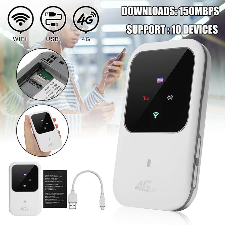 Bộ Phát Wifi 4G MIFI MF80 Trải Nghiệm Tốc Độ 4G Siêu Nhanh Siêu Truy Cập