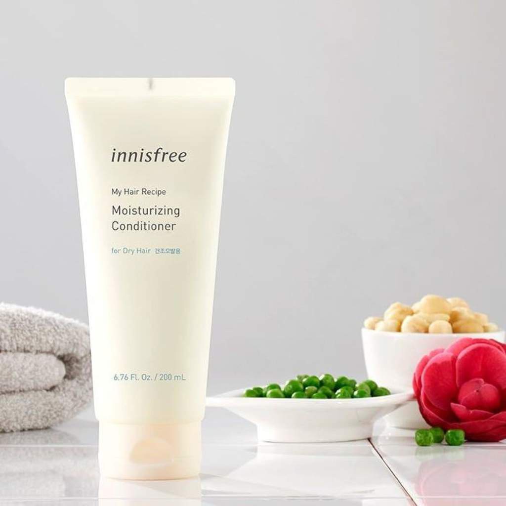 Kem Xả Dưỡng Ẩm Cho Tóc Khô Xơ Innisfree My Hair Recipe Moisturizing Conditioner For Dry Hair 200ml