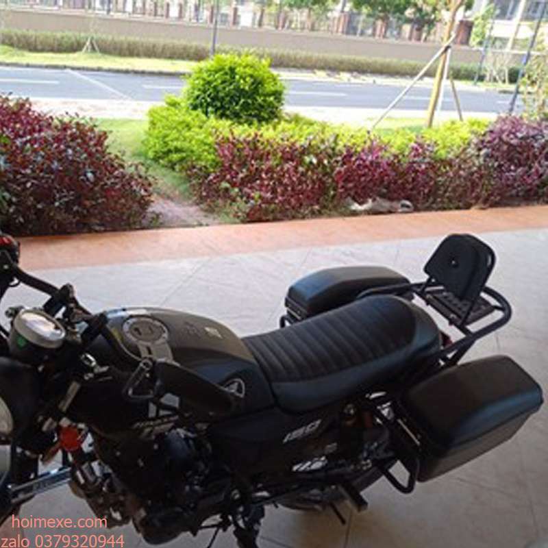 Cặp thùng hông xe máy, xe motor loại vuông rộng 17cm