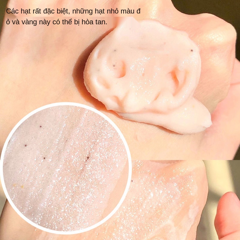 Sữa tắm tẩy tế bào chết toàn thân Rock Zoo chính hãng Wild Strawberry Body Peeling da gà Zhao Lu Sinen