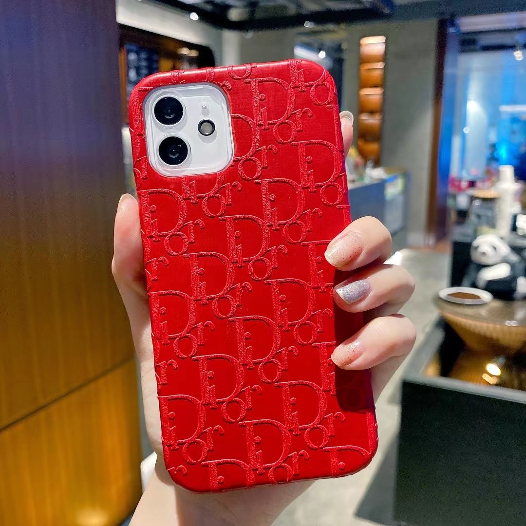 Dior Ốp Điện Thoại Da Họa Tiết Dập Nổi Cổ Điển Cho Oppor9S R11S Plus R17Pro F11 A9 2020 A5 A3S | BigBuy360 - bigbuy360.vn