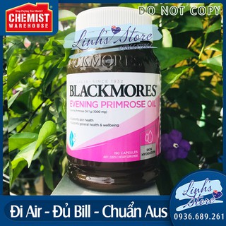 Tinh dầu hoa anh thảo  Evening Primrose Oil - 190 viên 💙 Chemist Warehouse - Úc