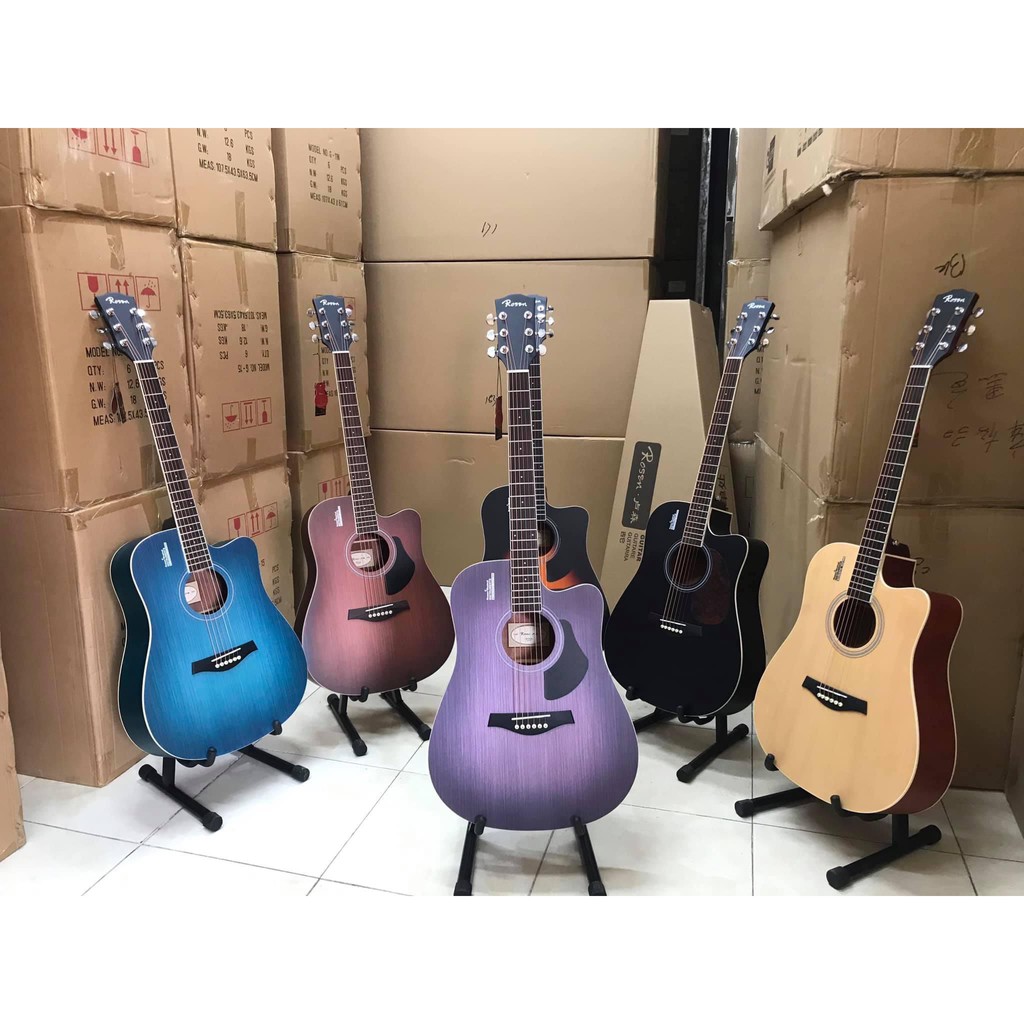 ĐÀN GUITAR ACOUSTIC ROSEN G11 FULL MÀU MỚI CHÍNH HÃNG