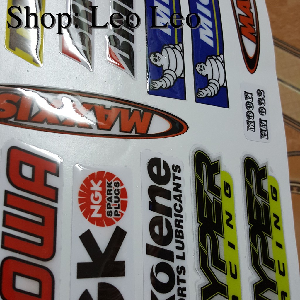 Tem decal PHỦ KEO NỔI