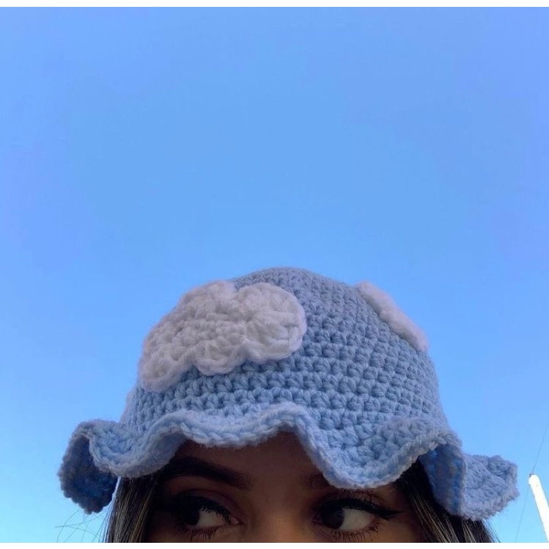 Mũ bucket mây handmade