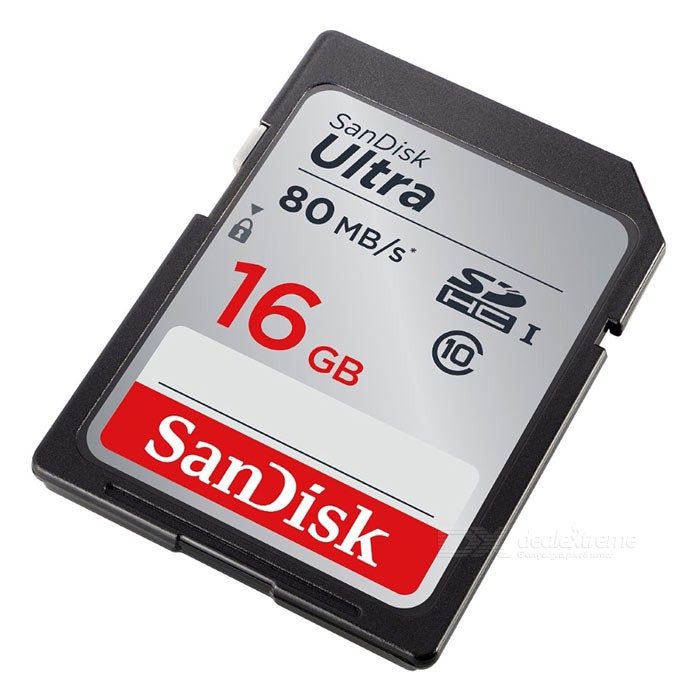 Thẻ nhớ Máy Ảnh SDHC 16GB Sandisk Ultra Class10 UHS-I 80MB/s giá rẻ | BigBuy360 - bigbuy360.vn