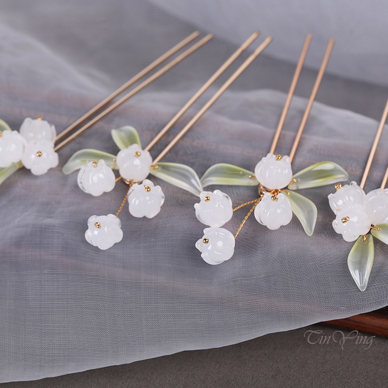 GETNOIVAS Cài Tóc Đính Chuông Handmade Cho Cô Dâu