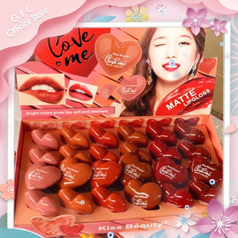 Son Kem Tint Kiss Beauty Trái Tim For Valentine | BigBuy360 - bigbuy360.vn