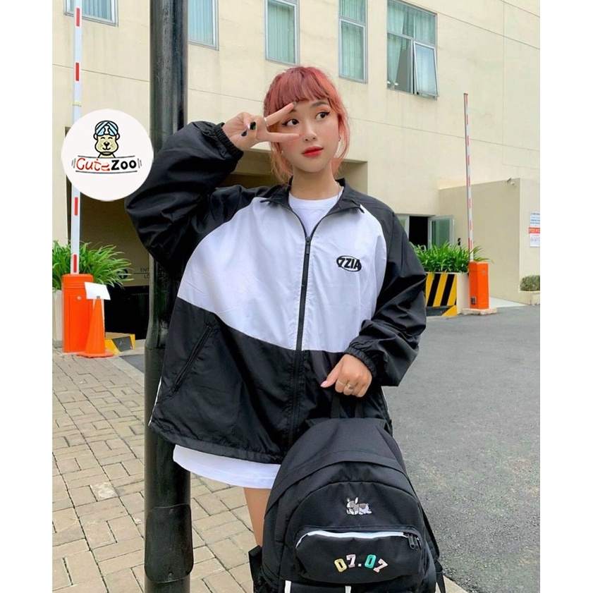 Áo khoác dù Jacket form rộng Ulzzang chất gió ZZIA cá tính - CUTE_ZOO