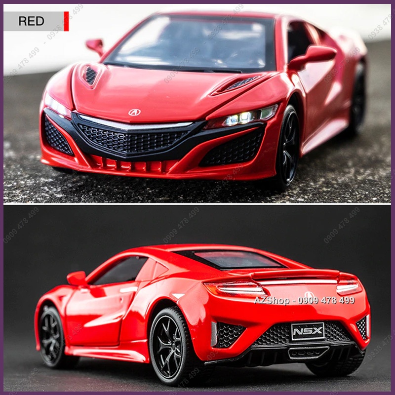 Xe Mô Hình Kim Loại Acura Nsx 2018  Tỉ Lệ 1:32 -  9791B