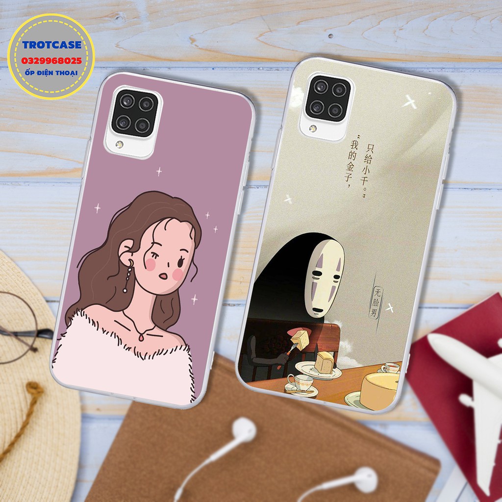 [ Samsung A12 ] Ốp lưng điện thoại Samsung A12 - ốp dẻo trong in hình tàu vũ trụ , vô diện và gấu xinh xảu | BigBuy360 - bigbuy360.vn