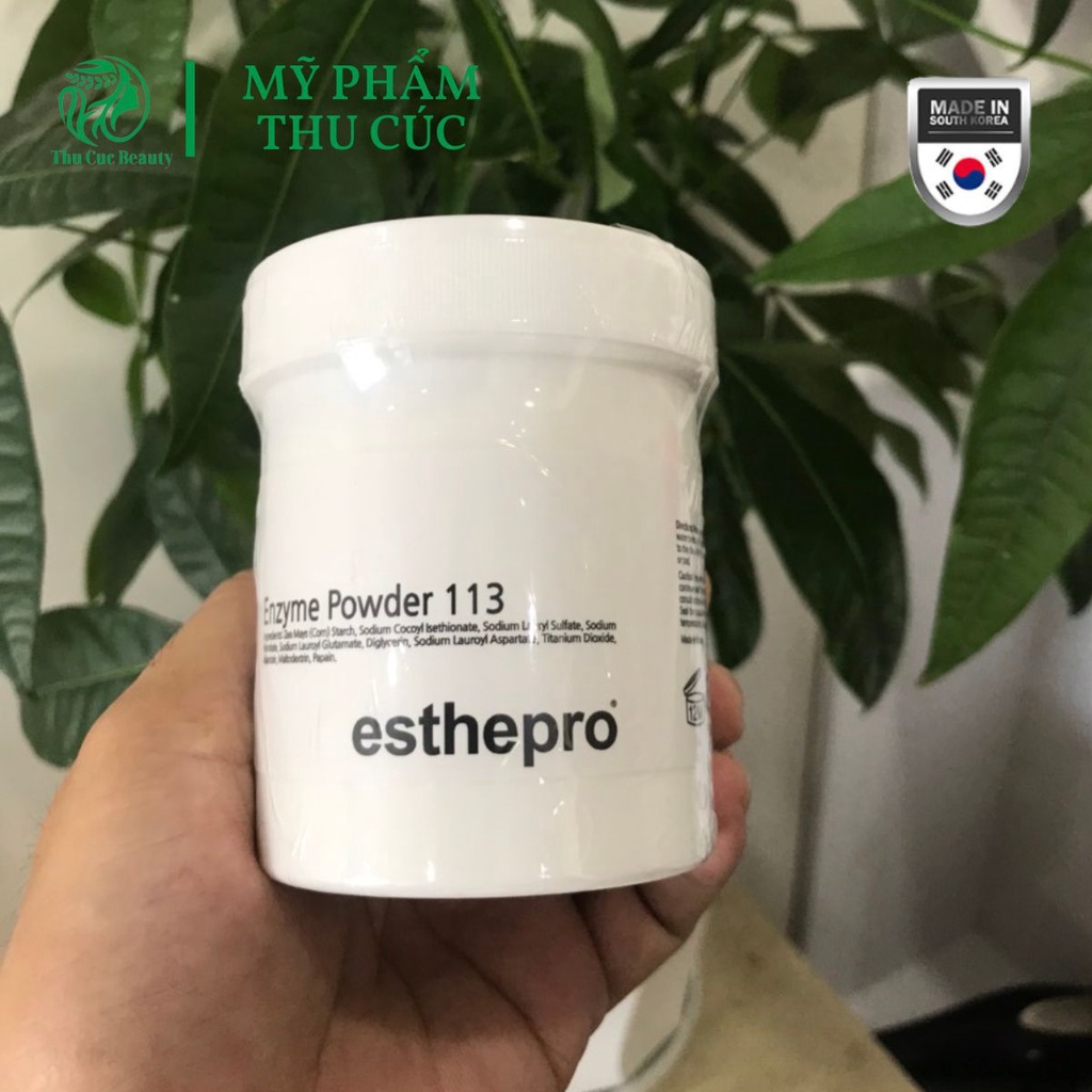 Tẩy da chết sinh học Enzyme Powder 113 225g Esthemax chính hãng cho Spa tẩy sạch da chết da yếu dịu da giảm sưng mụn