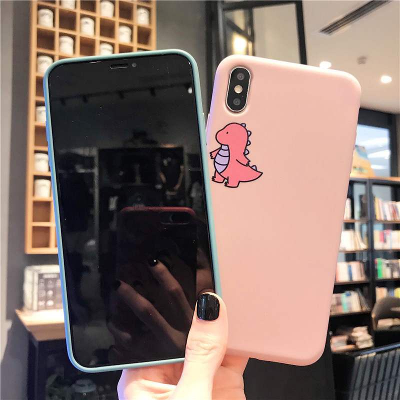 Ốp lưng iphone Khủng long bé nhỏ TPU trơn dẻo mềm 6/6plus/6s/6splus/7/7plus/8/8plus/x/xs/11/12/pro/max/plus/promax | BigBuy360 - bigbuy360.vn