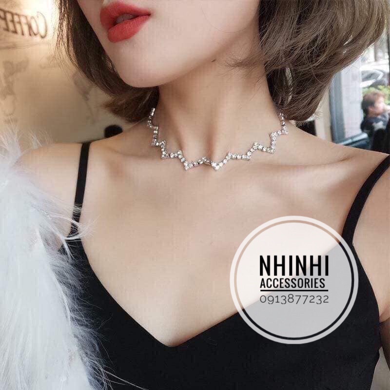 Vòng cổ chocker siêu đẹp 01