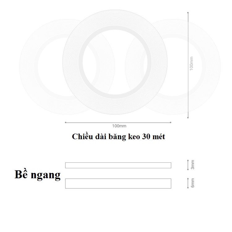 Băng keo cứng hỗ trợ tạo lằn chìm Hobby Mio cho mô hình loại bề ngang 3mm / 6mm 3 mm / 6 mm, chiều dài 30 m