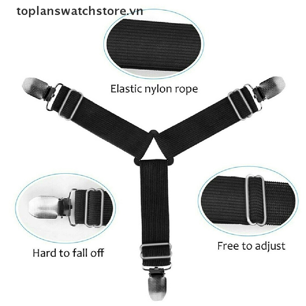 Set 4 Dây Đai Kẹp Cố Định Ga Giường Tiện Lợi