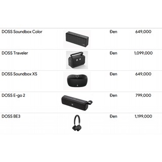 Loa DOSS Soundbox Color