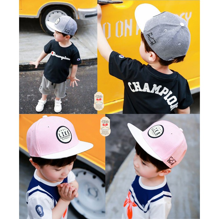 Mũ nón Snapback-Hiphop cho bé trai bé gái dễ thương,năng động(hàng mới về) ❣❣