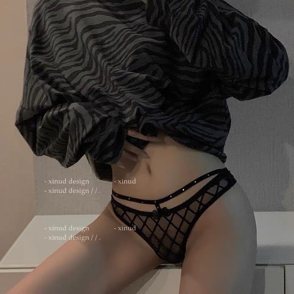 Quần lọt khe nữ phối ren sexy Tulle D4-01