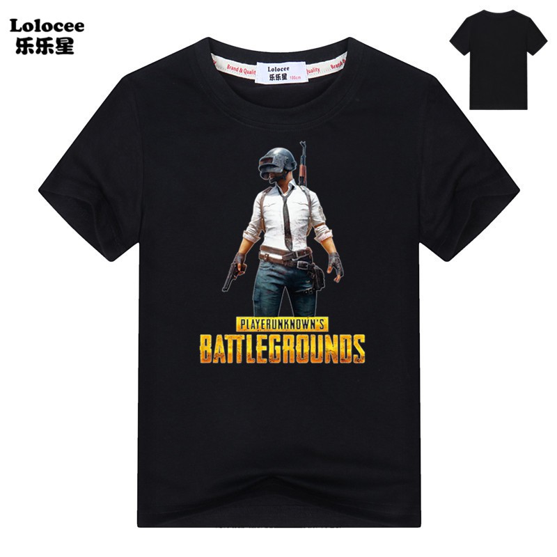 PUBG NEW WINNER Áo Thun Tay Ngắn Cho Nam Từ 5-14 Tuổi