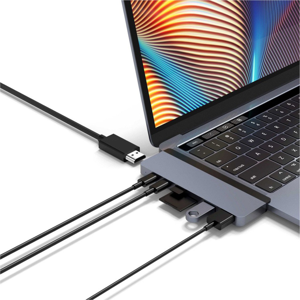 CỔNG CHUYỂN HYPERDRIVE DUO 7-IN-2 HDMI 4K60HZ WITH CABLE USB-C HUB FOR MACBOOK/IPADPRO/LAPTOP/SMARTPHONE