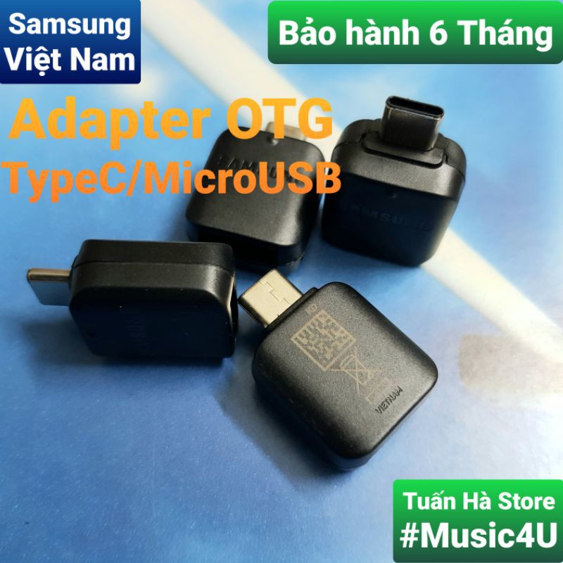 Cổng chuyển USB OTG USB Type C Micro USB cho S7 S8 S9 S10 S20 S21 Note 8 9 10 20 Tuấn Hà Store