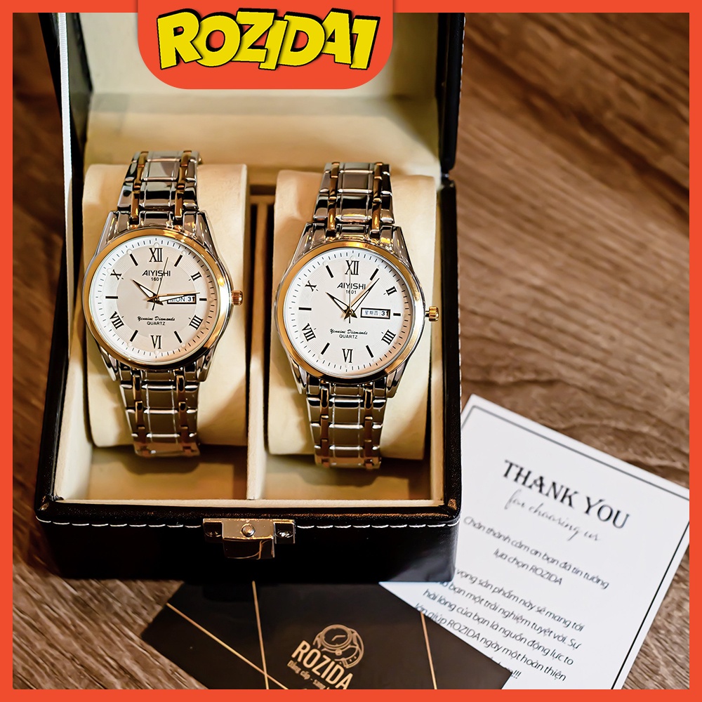 Đồng hồ nam chính hãng dây thép đẹp giá rẻ thời trang cao cấp chống nước Rozida'1 DH19 | WebRaoVat - webraovat.net.vn