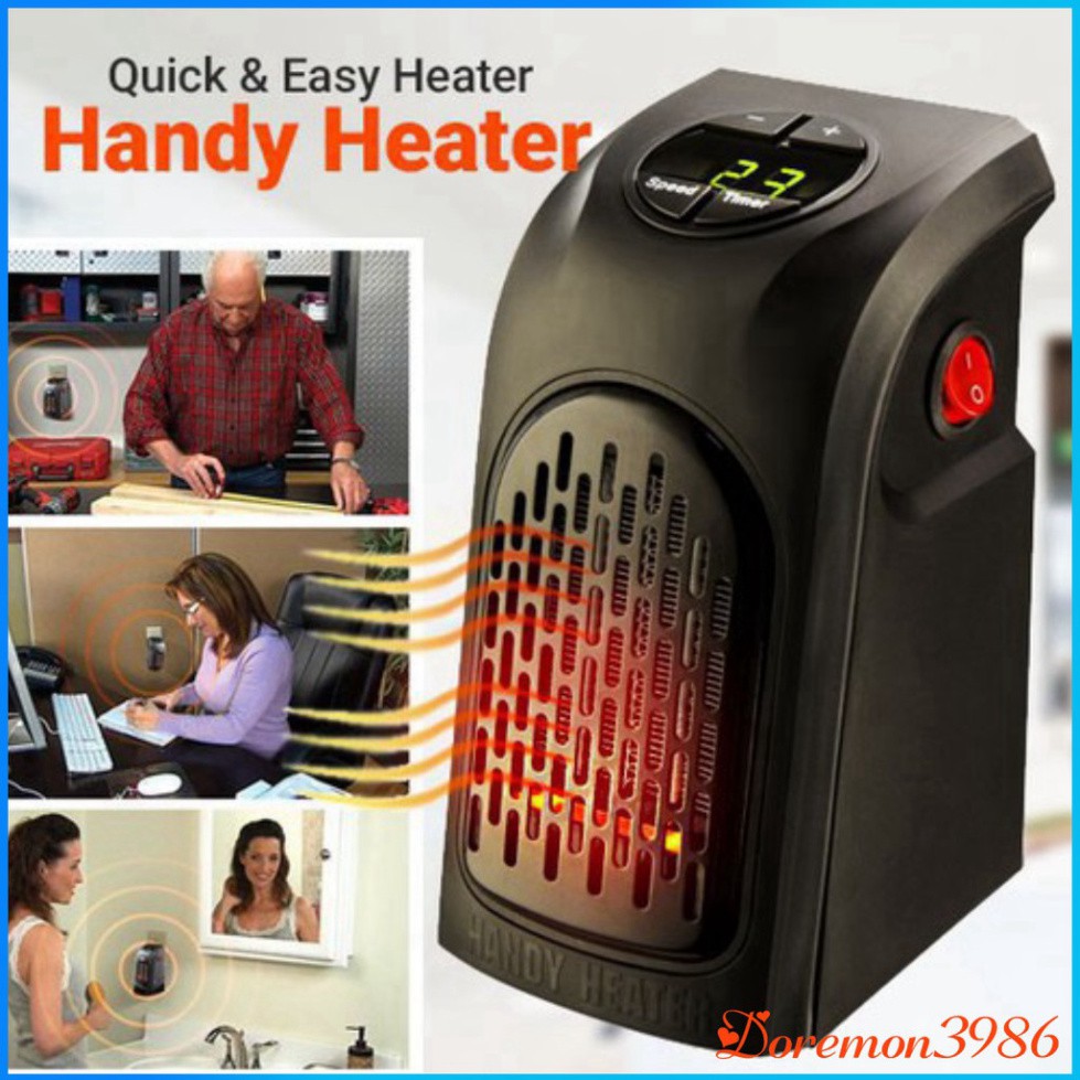 [XẢ KHO] 💥[FREESHIP+ CÓ VIDEO]💥 Quạt sưởi có hẹn giờ Handy Heater Hàng Chính Hãng💥BẢO HÀNH 12 THÁNG💥SIÊU HOT💥