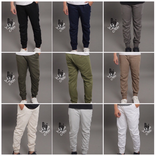 QUẦN JOGGER VẢI ĐŨI LƯNG CHUN, PHONG CÁCH THỂ THAO CÁ TÍNH