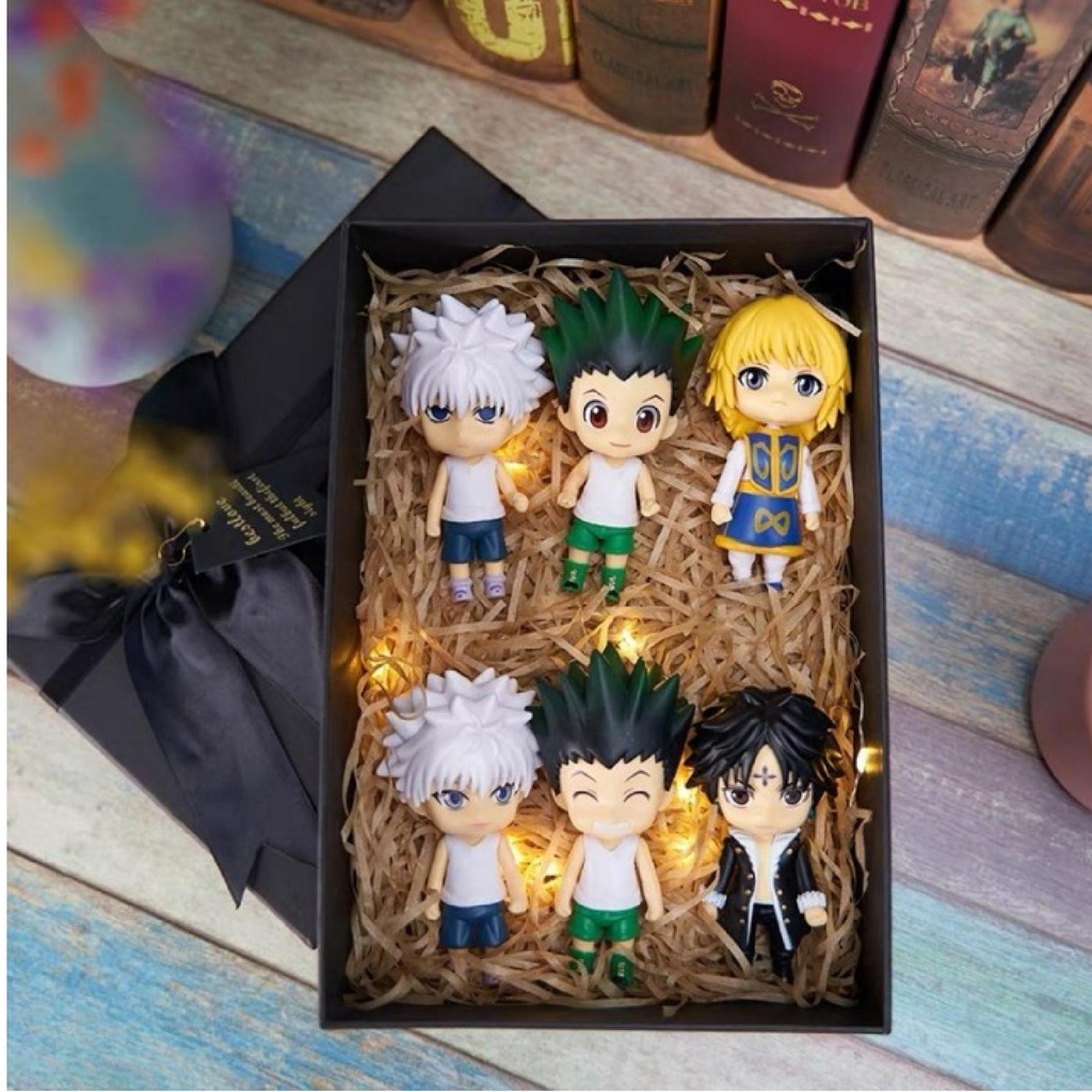 Mô hình Hunter x Hunter, thợ săn tí hon Chrollo Lucilfer, Gon Freecss, Kurapika cute đáng yêu, figure anime decor đẹp