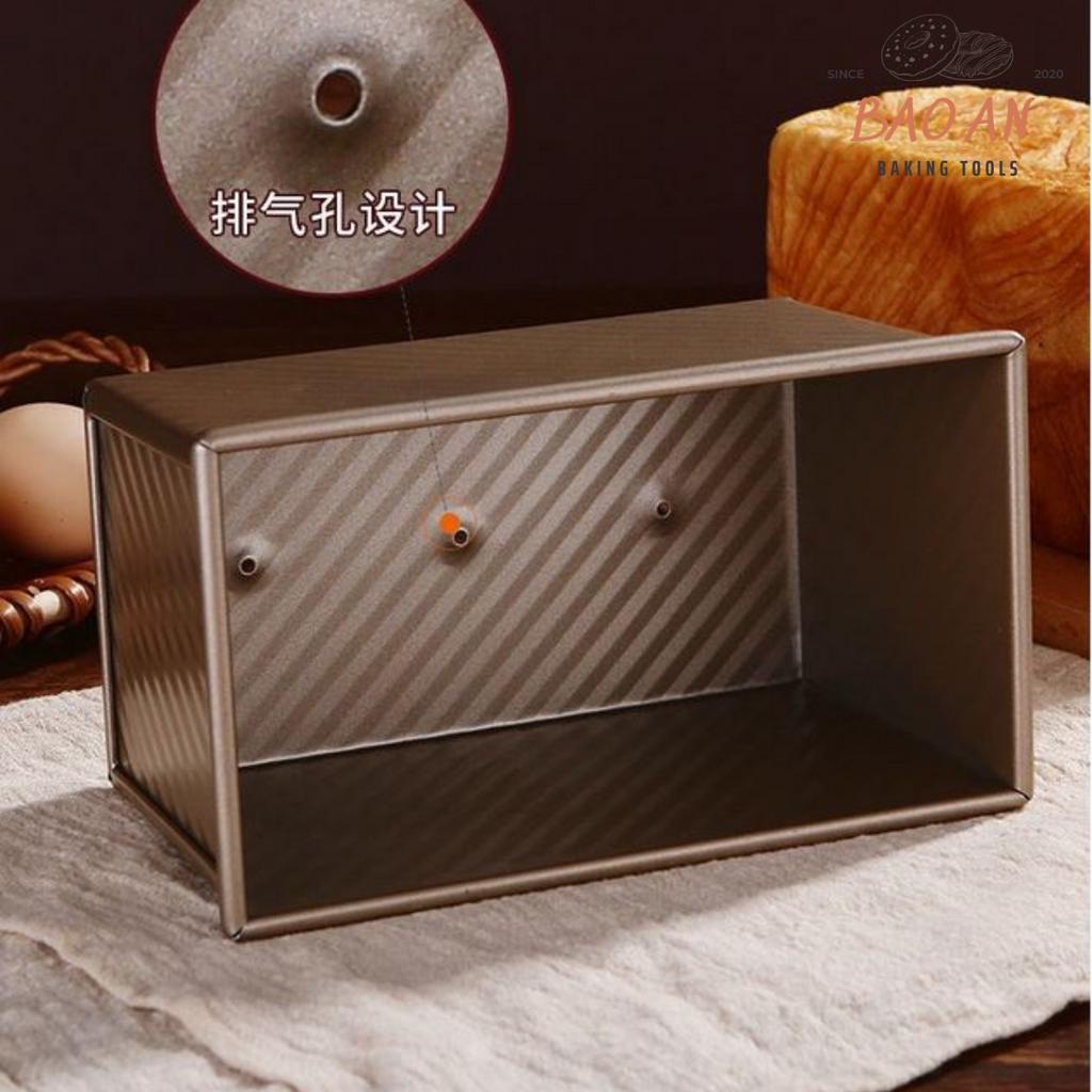 Khuôn bánh mì gối, bánh sandwich 250g - 450g bằng thép carbon chống dính