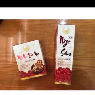 com bo ngọc sâm to + mặt nạ bột