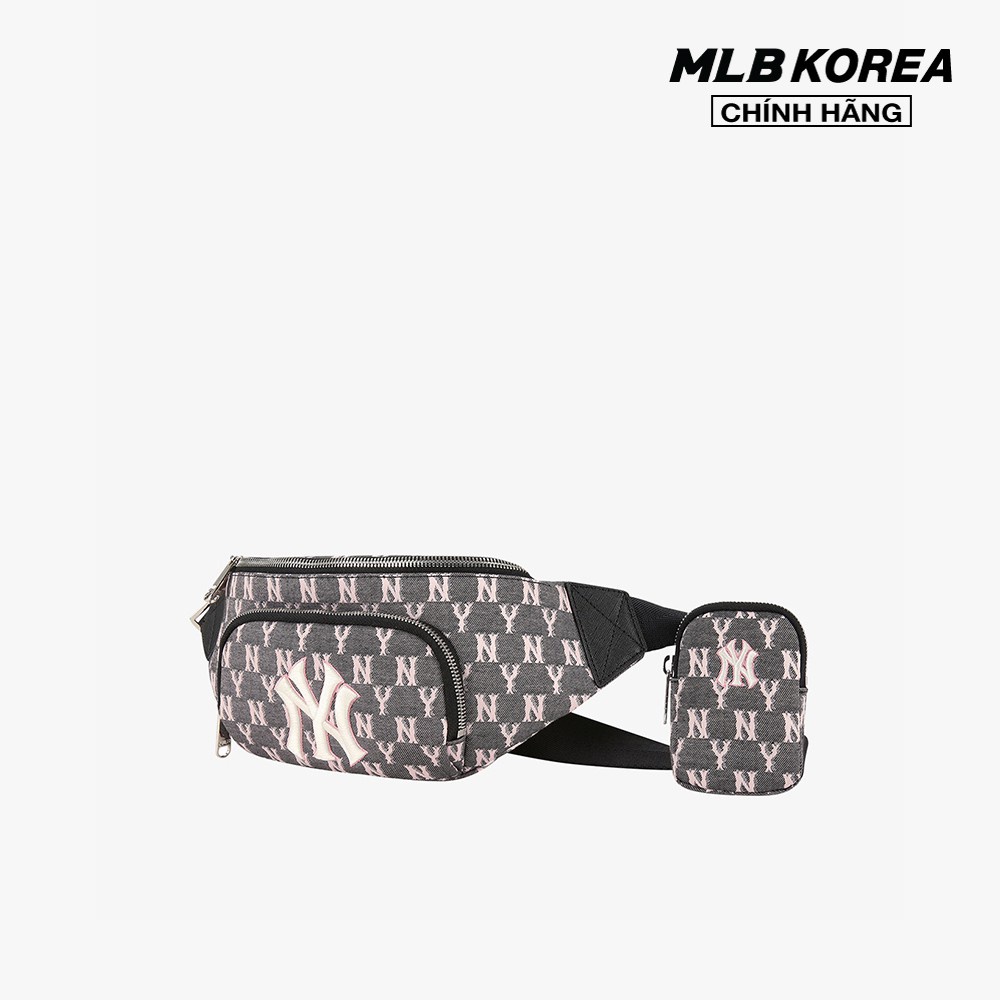 [Mã WABRMLB giảm 12% đơn 500K] MLB - Túi đeo chéo Jacquard Monogram Hip Sack 32BGCA011-50L