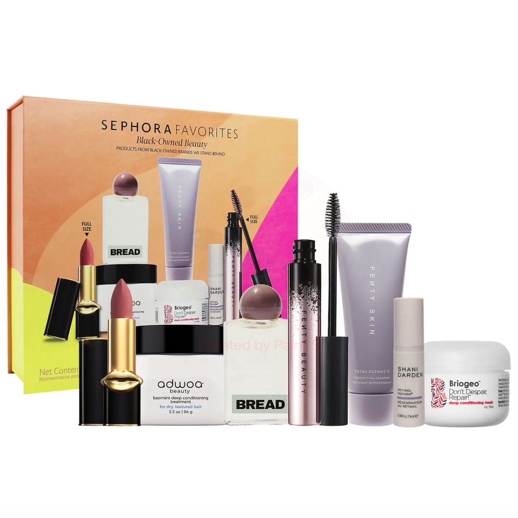 SEPHORA FAVORITES  Tách set trang điểm và dưỡng da Black-Owned Beauty Set