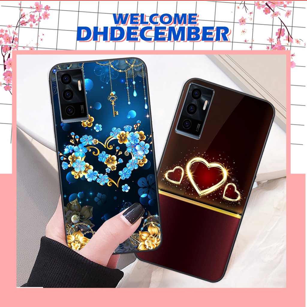 Ốp lưng Vivo V23E in hình hoa tinh tế , mới mẻ DH DECEMBER