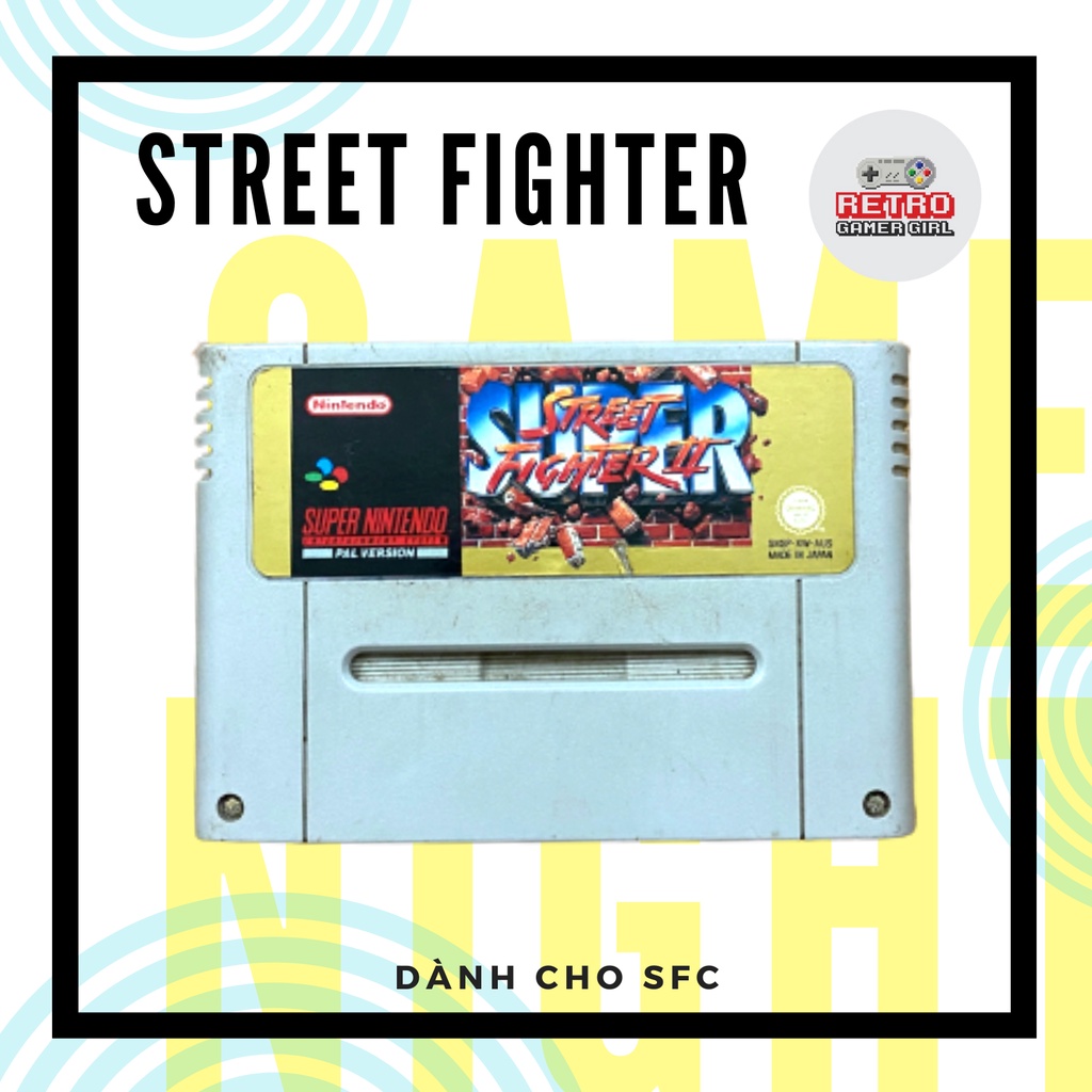 Trò chơi SFC Super Street Fighter II hàng nội địa Nhật